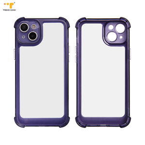 เคสกันกระแทกสีม่วงอะคริลิก TPU รุ่นใหม่ ปี 2026 สำหรับ <span class=keywords><strong>iPhone</strong></span> <span class=keywords><strong>11</strong></span> ถึง 14 <span class=keywords><strong>Pro</strong></span> <span class=keywords><strong>Max</strong></span> - Product Image 1