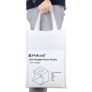 PULUZ 20cm Mini caja de luz de estudio fotográfico portátil Fondos <span class=keywords><strong>gratis</strong></span> Mesa PVC Fábrica al por mayor para disparar Tienda de campaña Fotografía - Product Image 4