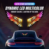 Lampe d'avertissement stroboscopique LED solaire colorée pour voiture avec ventouse ABS/acrylique ou fixation murale, double charge, double capteur, modes multiples