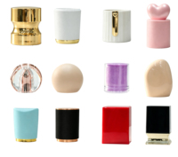 Bouchon de flacon en plastique de luxe pour pompe à parfum, sérum, fond de teint, lotion – Vente en gros