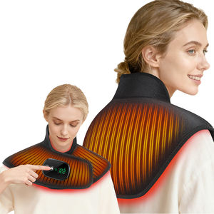 Kabelloses Elektrisches Neopren Schulter-Nacken-Heizkissen Heißkompresse-Therapie Tragbarer Nacken-Schulter-Massagegerät - Product Image 1