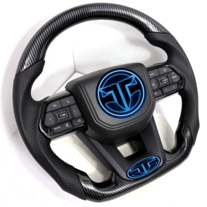 Volante de Cuero para <span class=keywords><strong>Toyota</strong></span> Prado Land Cruiser Camry Corolla <span class=keywords><strong>GR</strong></span> LC300 LC250 LC200 LC105 LC79 LC70 LC76 N70 N80 - Product Image 3