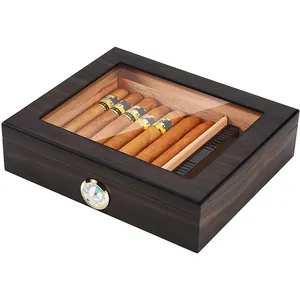 מותאם אישית סיגר אחסון תיבת מוצק מתנת אריזת אחסון סיגר אורן עץ תיבה