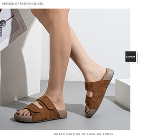 Chaussures pour femmes Yearning en cuir véritable antidérapantes, dessus en cuir de vachette souple, confortables, respirantes, mode urbaine printemps/automne 3,5 cm - Product Image 2