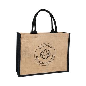 Bolsa de Compras de Yute Mediana/Grande para Verduras, Bolsas de Regalo de Boda Personalizadas - Product Image 5