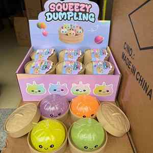 Caja Sorpresa Viral Gigante de Mini Dumplings Kawaii con Brillo y Sonrisa, Regalo Gratis, Juguetes Blandos de Bienvenida - Product Image 6