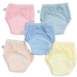 Culotte <span class=keywords><strong>de</strong></span> <span class=keywords><strong>nuit</strong></span> pour bébé Momlover, pour l'apprentissage <span class=keywords><strong>de</strong></span> la propreté, sous-vêtements en coton lavables et réutilisables, culotte <span class=keywords><strong>de</strong></span> bébé ajourée - Product Image 1