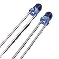 Diode redresseuse LED ronde personnalisée HLX certifiée ISO9001:2008, super lumineuse 0,06W, 3mm, rouge, bleu, vert, jaune, 5V, à montage traversant