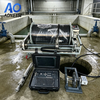 Système d'inspection de forages de qualité industrielle, stockage 128 Go, câble étanche 500 m, testé SGS pour l'exploration géologique, visualisation en temps réel