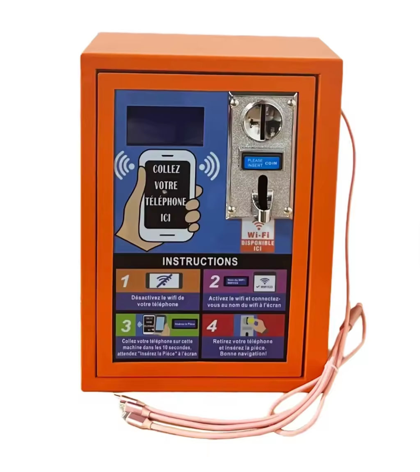 Coin Operated WiFi Vending Machine Self-Service Public WiFi Hotspot ...