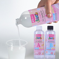 Kit de Silicone Liquide OEM ODM MTBJZJ Taba Squishy, Rapport de Poids 1:1, Deux Composants, Super Doux, Transparent, Silicone AB, Jouet à Presser DIY