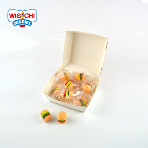 Free Sample Halal Gummy Burger <strong>Fruit</strong> Chew Candies Gummy Bulk <strong>Fruit</strong> Juice Burger Gummy Candies Sweet Fruity Flavor Box Packaging - Product Image 5