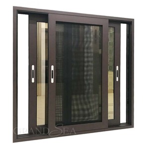 Trung Quốc Nhà cung cấp Kenya nhôm trượt cửa sổ kính cửa sổ với muỗi Net - Product Image 5