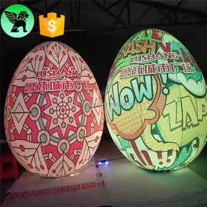 Huevo inflable roly-poly para publicidad, huevo de Pascua personalizado, roly-poly, A7478