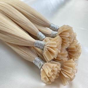 Ruikang Extensiones de Cabello Humano 100% de la Mejor Calidad, Lisas, de 16-28 Pulgadas, con Punta en U, para Mujeres a la Moda - Product Image 1