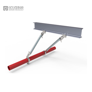 Support de fixation longitudinal en béton galvanisé anti-sismique de haute qualité, homologué FM - Product Image 4