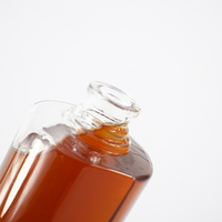 Bouteilles en verre vides en forme de cylindre 500ml pour vodka whisky tequila brandy rhum gin