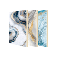Peinture 3D Moderne Série Grandes Fleurs, Revêtement Mural Imperméable pour Hôtels, Salles de Sport, Salles de Bain, Mur de Fond Texturé Décoratif