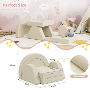 Sofá Modular Comprimido al por Mayor, Nuevo Diseño Multifuncional para Niños, Sofá Cama Infantil, Sillón para Niños Pequeños - Product Image 6