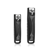 Coupe-ongles professionnel ABS anti-éclaboussures manucure pédicure Portable extérieur noir coupe-ongles