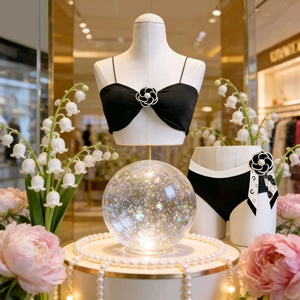 Maniquí <span class=keywords><strong>de</strong></span> Exhibición <span class=keywords><strong>de</strong></span> Lencería <span class=keywords><strong>de</strong></span> Medio Cuerpo, Recubierto <span class=keywords><strong>de</strong></span> Tela Plástica, para Tiendas <span class=keywords><strong>de</strong></span> Ropa Femenina, Modelos <span class=keywords><strong>de</strong></span> Sujetadores y Ropa Interior - Product Image 1
