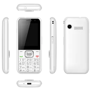 2023 Factory Price 2.4inch GSM Dual SIM Feature Keypad Mobile Phone Bar 4G with 0.3MP Camera FM Wireless