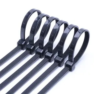 Fscat 250pcs/bag plastic zip tie 4.6*150 self locking Nylon cable ties Widely used in electrical industry tie wire tool