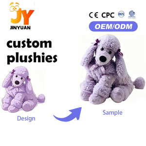 Jouets en peluche doux et adorables lestés, avec motifs variés disponibles, pour la remise des diplômes, Noël, en gros, personnages d'anime, petits chiens - Product Image 1