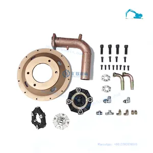 Bomba de montagem de eixo para motor diesel, escavadeira de movimento para motor diesel, acoplamento de borracha