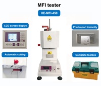 Plastómetro de Alta Precisión HAOEN para Pruebas de Flujo de Fusión (MFR/MVR) e Índice de Flujo de Fusión de Plásticos