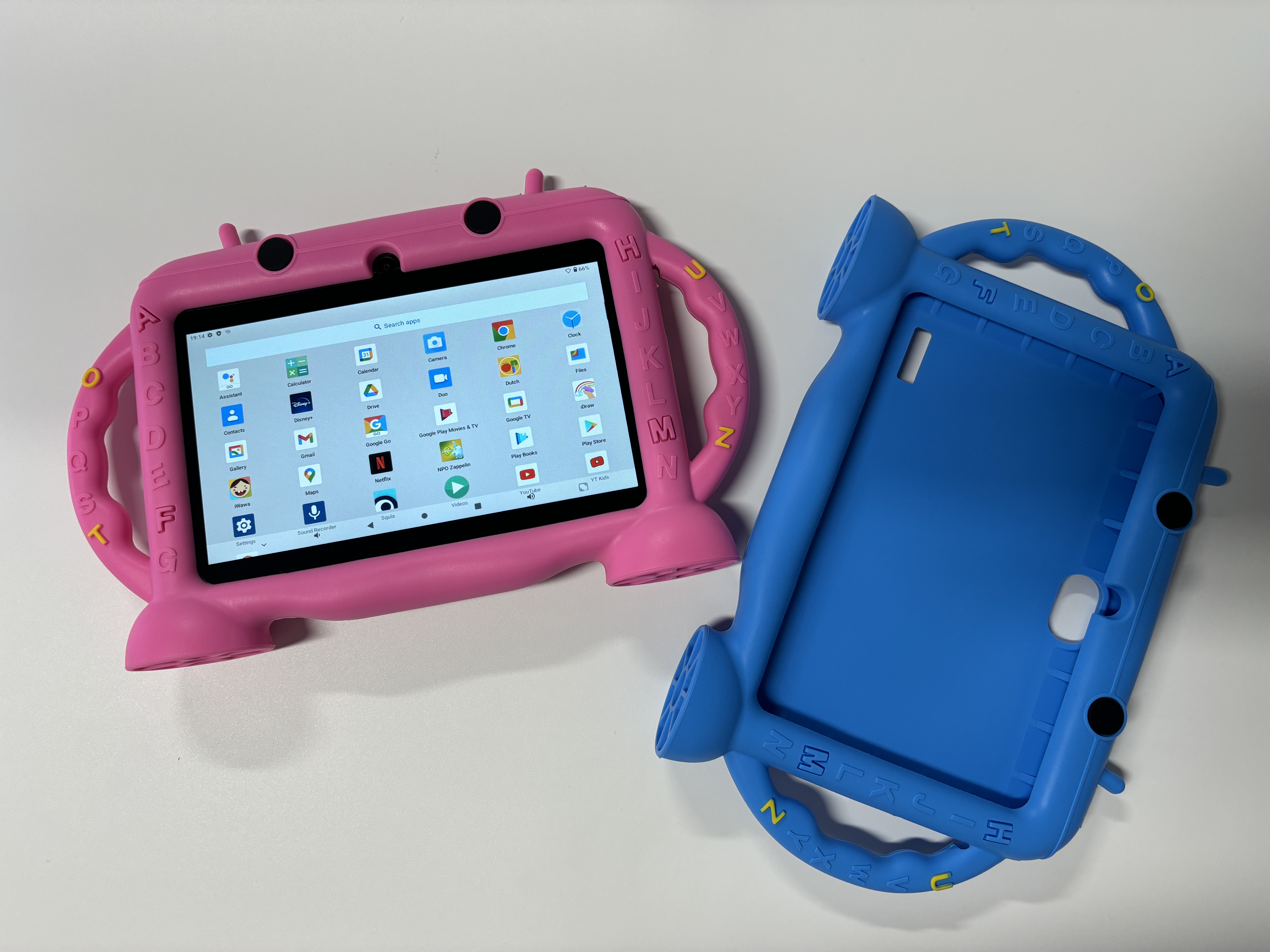 Étui 9 + 7 pouces (rouge + bleu)