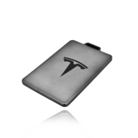 Accessoires automobiles en gros pour Tesla : Étui de protection pour porte-clés NFC Model 3 avec anneaux de maintien