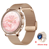 Reloj Inteligente 2024, Reloj Inteligente AMOLED V65 Resistente al Agua IP67, Compatible con Llamadas Telefónicas, Pantalla Personalizable, 1.32 Pulgadas, Reloj Inteligente para Mujer
