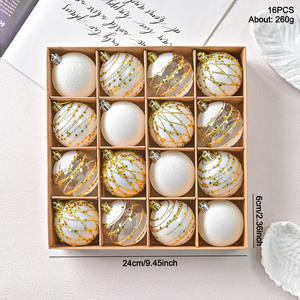 Bolas de Navidad de plástico de alta calidad 2025, bolas decorativas impermeables, suministro de fábrica con precio atractivo - Product Image 6