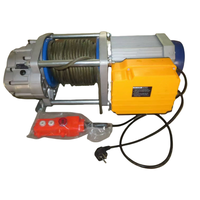 Treuil électrique à câble métallique 2000 kg 220V 380V, treuil marin, machine de levage pour la construction