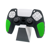 Coque de protection ergonomique en silicone texturé bicolore, résistante à la transpiration et antidérapante, pour manette de console PS5