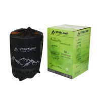 STARCAMP 1800ml Système de cuisson pour le camping en plein air Fastboil Jet Cooker Cuisinière à gaz avec pot en acier pour la randonnée Propane Butane Carburant