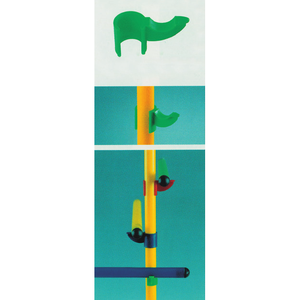 Barre verticale en PVC graduée Barret 50-100cm 28mm pour équipement de fitness - Product Image 2