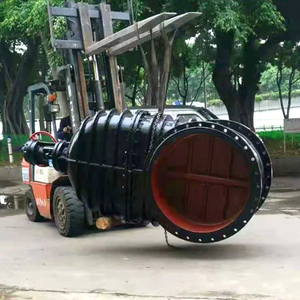 Manual Non Rising Stem Hard Seal Wedge <b>Worm</b> <b>Gear</b> Resilient Seated Cast Iron Flange Gate for Water Sewage Pipeline - Product Image 1