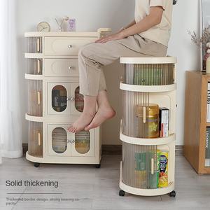 Chariot de rangement mobile multicouche moderne Installation gratuite Rangement pour livres et articles divers Armoire Tiroir Rangement - Product Image 5