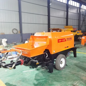 Spruzzatrice a umido da costruzione in vendita diverse Mini pompe per calcestruzzo mobili montate su pompa - Product Image 5