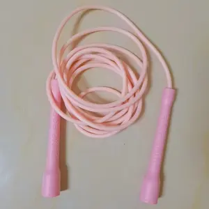 Corde à sauter en PVC, poignée en plastique réglable pour enfants, offre spéciale