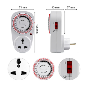 Temporizador de luz de cultivo para invernadero, minitemporizador eléctrico mecánico de <span class=keywords><strong>24</strong></span> horas - Product Image 3