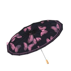 Parasol double usage pliable manuel anti-UV épaissi et surdimensionné pour femme, style vintage, le plus vendu - Product Image 5
