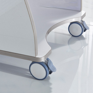Dental Two Drawer Mobile <b>Trolley</b> Without Water Supply Oral Medical Storage Cart Beauty Salon <b>Tool</b> Cart - Product Image 2