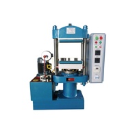 Nouvelle machine de vulcanisation hydraulique automatique à chauffage électrique de 100 tonnes pour caoutchouc et plastique, 7,5 kW, 700 kg, petite machine de traitement