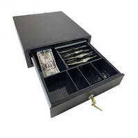 Caisse enregistreuse en métal Edobbo ED-K380, interface RJ11, personnalisation du logo, antirouille, design moderne, combinaison libre, longue durée de vie
