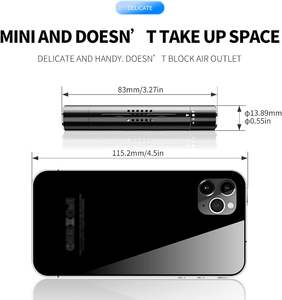 Difusor de Aromaterapia de Lujo para Auto con Clip para Ventilación, Fragancia de Evaporación Natural, Color Negro - Product Image 4