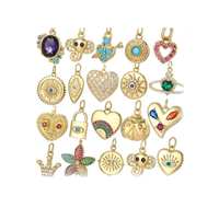 ZYO bijoux de mode pendentifs mignon cerise abeille breloques pour la fabrication de bijoux animaux plantes serpent bricolage boucles d'oreilles collier Bracelet