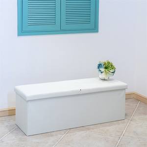 ベイリーリビングルーム家具使いやすい強力な収納収納ベンチシート折りたたみ収納オットマン寝室用リビングルーム - Product Image 3